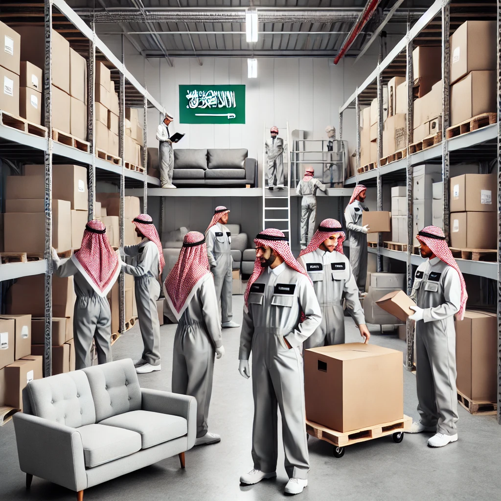 خدمات تخزين الأثاث في السعودية: الأمان والجودة أولويتنا مع شركة نقلتك بأمان